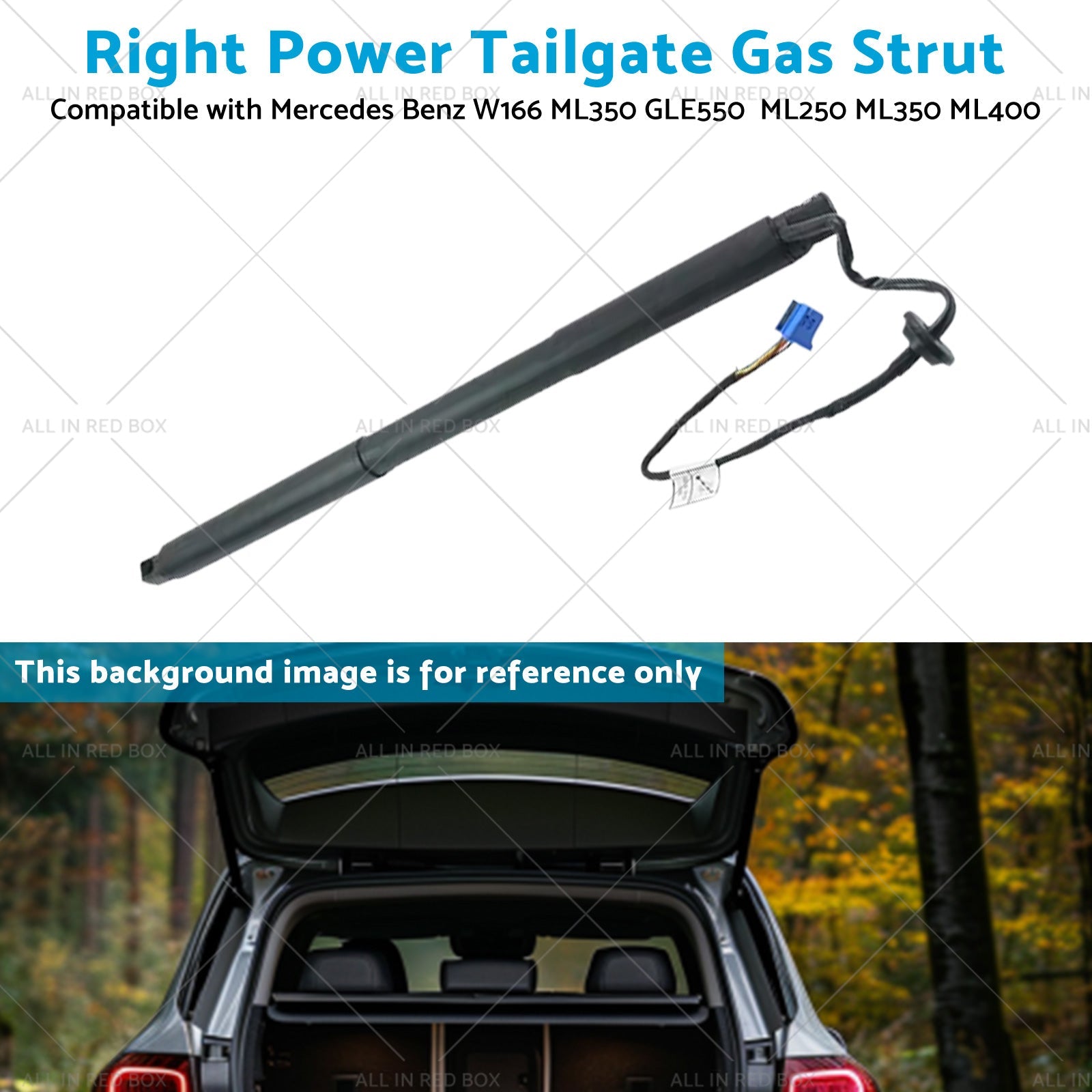 Power Hatch Tailgate Rear Right Gas Strut Suitable for Mercedes Benz W166 ML350-3