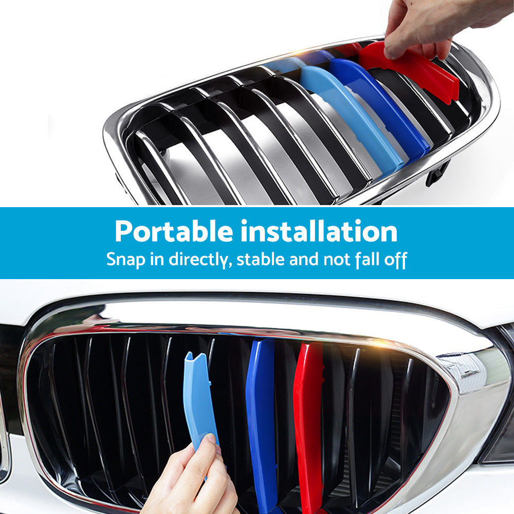 M-Tech Kidney Grille 3-Color Cover Clips Suitable For BMW X5 E70 2008-2013-2