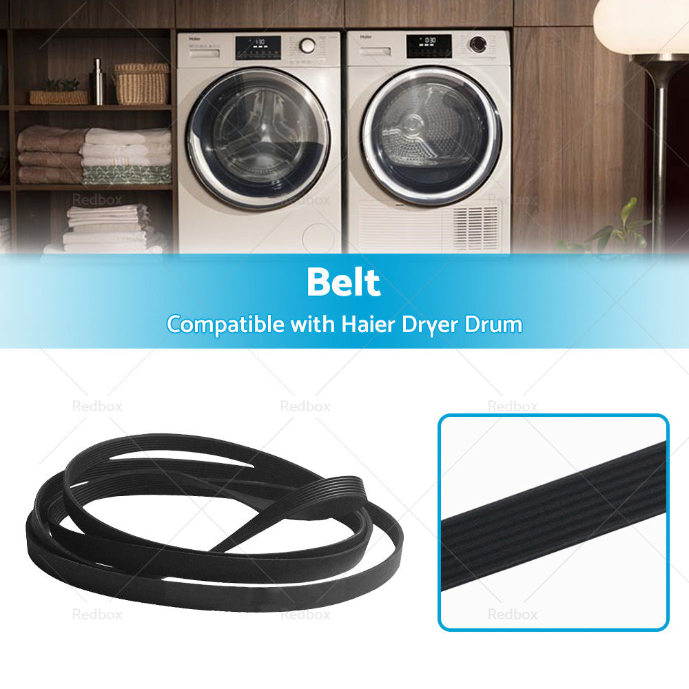 Suitable for Haier DE8060P2 DH9060C1 Dryer Drum Drive Belt 8PH1971 H0180300006B-2