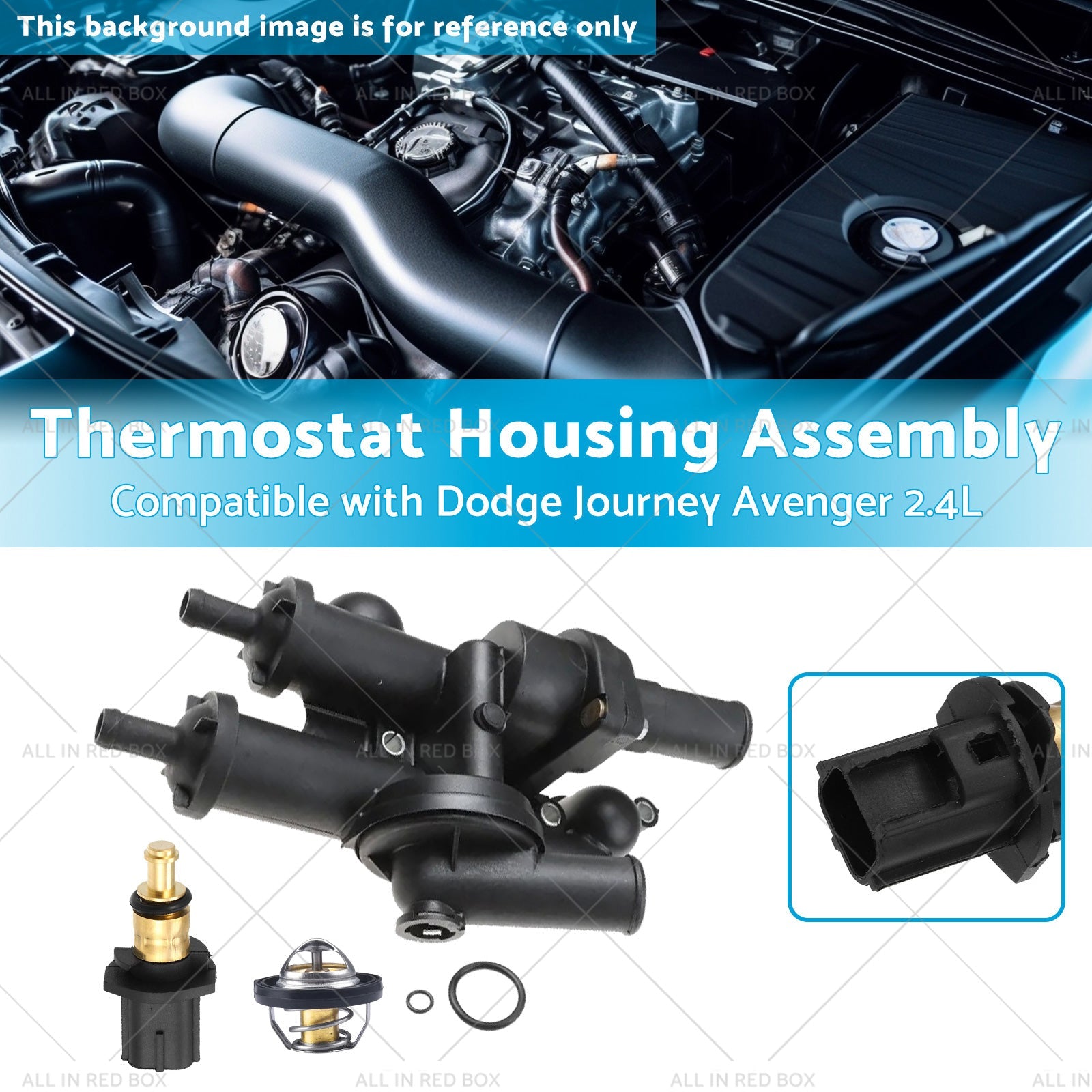Thermostat Housing Assembly Suitable for Dodge Journey Avenger 2. 4L 09-20-2