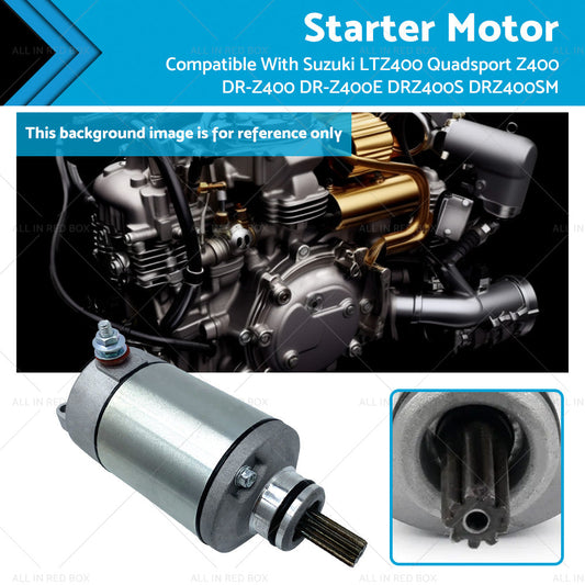 Starter Suitable For Suzuki LTZ400 Quadsport Z400 DR-Z400 E DRZ400S DRZ400SM-0