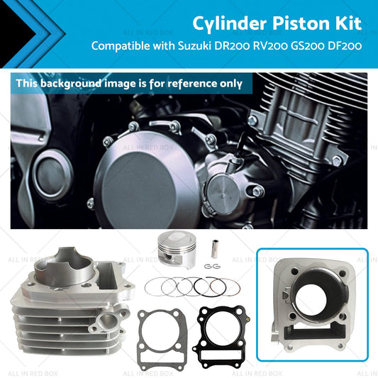 Cylinder Piston 66mm Suitable Suzuki DR200 RV200 GS200 DF200 SP200 Top End Kit-0