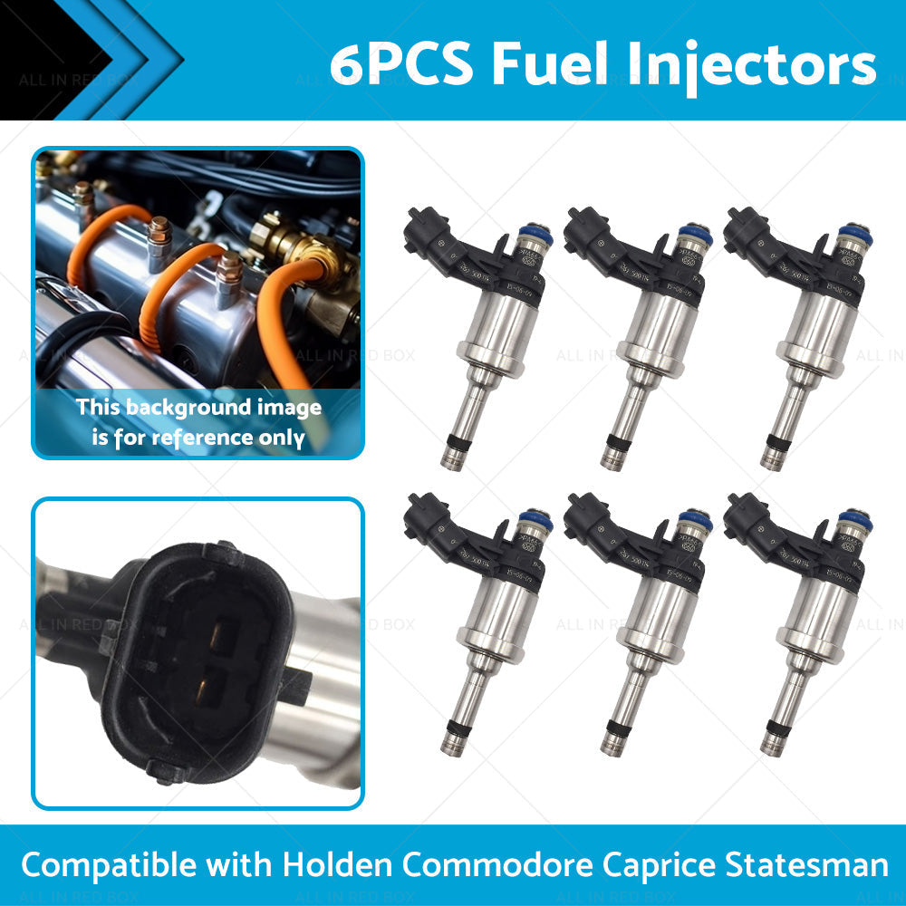 6PCS Fuel Injector Suitable For Holden Commodore VE Caprice WM 3. 6L V6 12632255-1