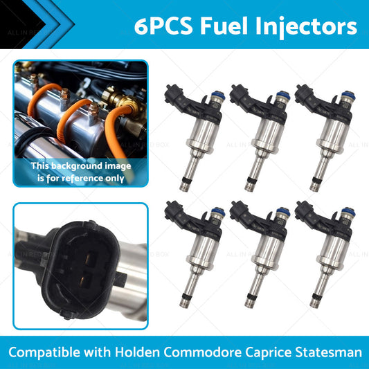 6PCS Fuel Injector Suitable For Holden Commodore VE Caprice WM 3. 6L V6 12632255-1