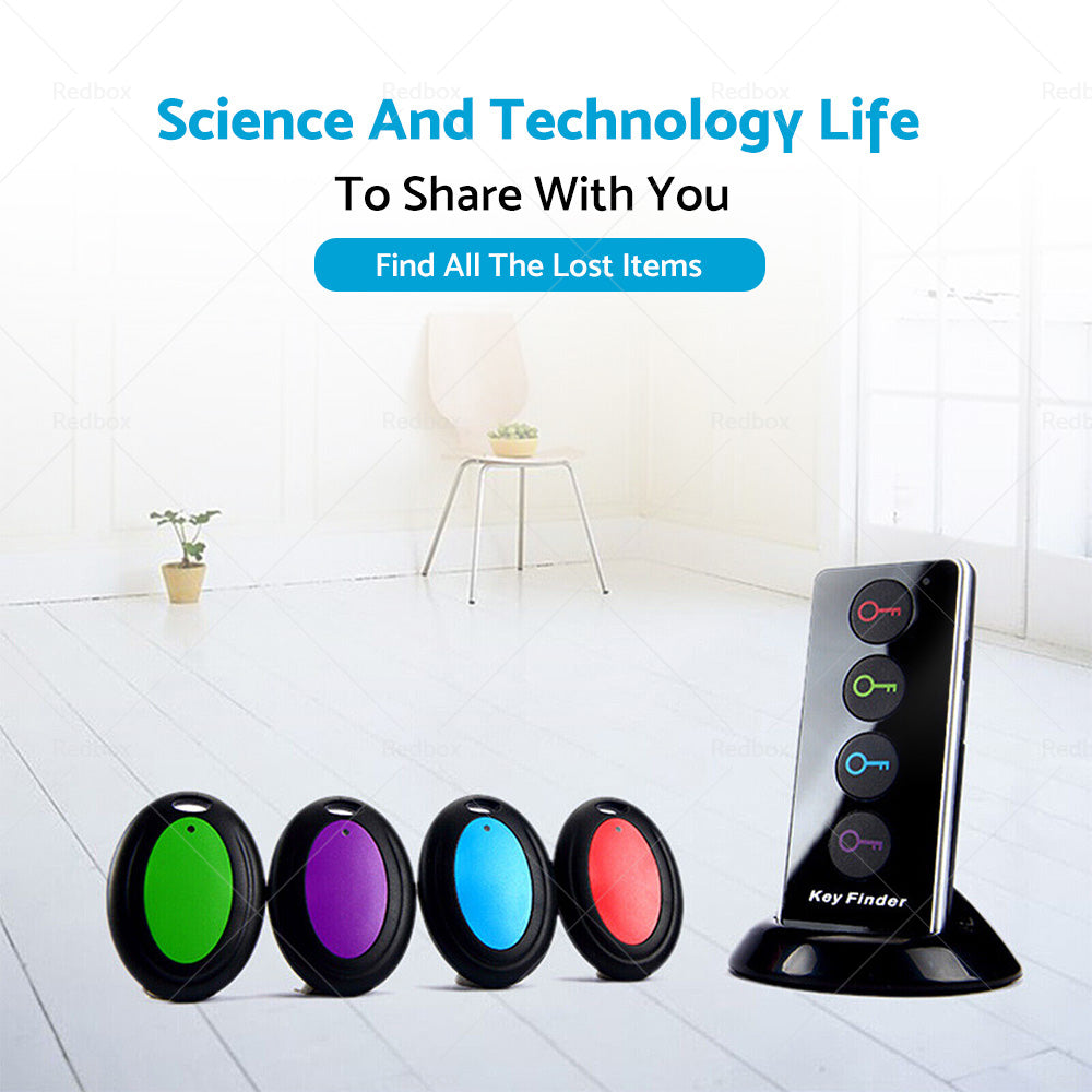 Wireless Key Finder RF Item Locator Item Tracker Support Remote Control-4
