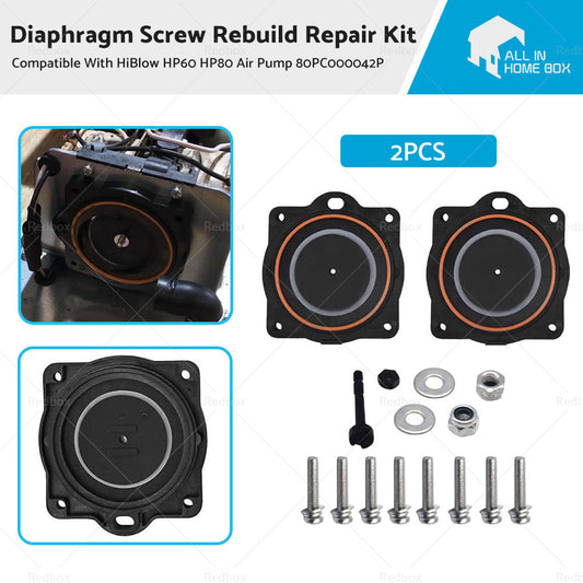 Diaphragm Screw Rebuild Repair Kit Suitable for HiBlow HP60 HP80 Air Pump-0