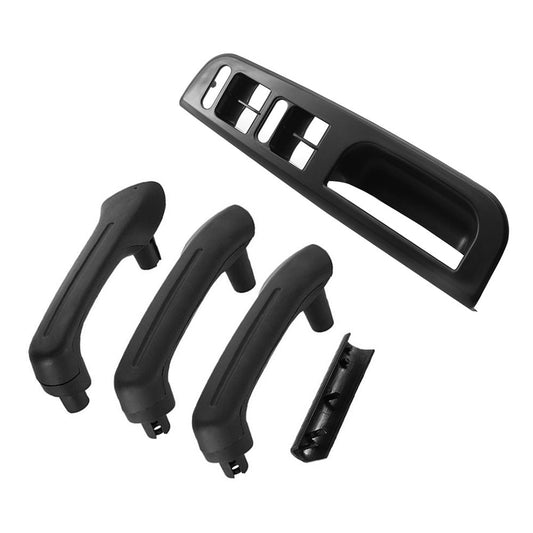 RHD Door Switch Panel Grab Handle Cover Trim Set Suitable For VW Golf MK4 1998-2005-0