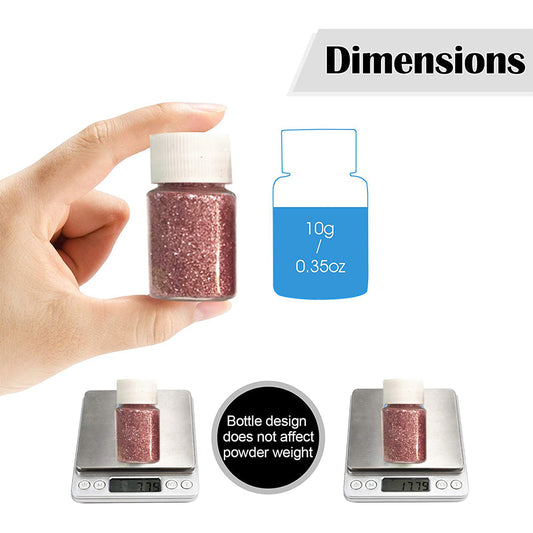 24 x 20ml Colors Glitter Pigment Debris Resin Epoxy Dream Flash Powder Crafts-0