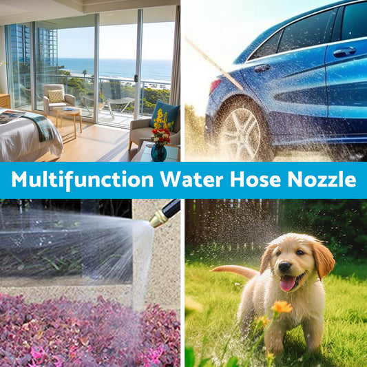 Stainless High Pressure Water Hose Spray Nozzle Washer Clean Home Window Garden-0