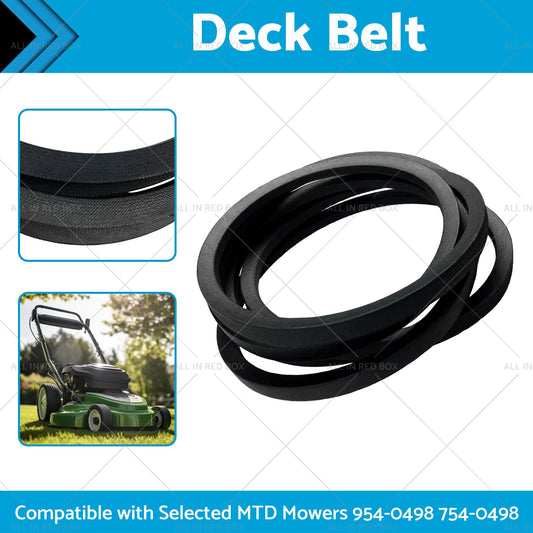 42 In Cutter Deck Belt Suitable for Selected MTD Mowers 954-0498 754-0498-1