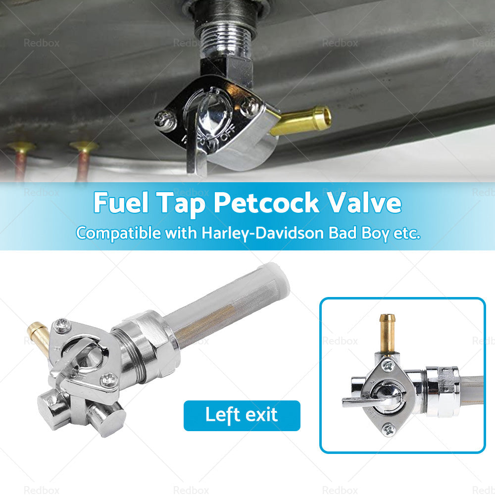22mm Fuel Tap Petcock Valve Left Outlet Suitable For Bad Boy Blackline-2