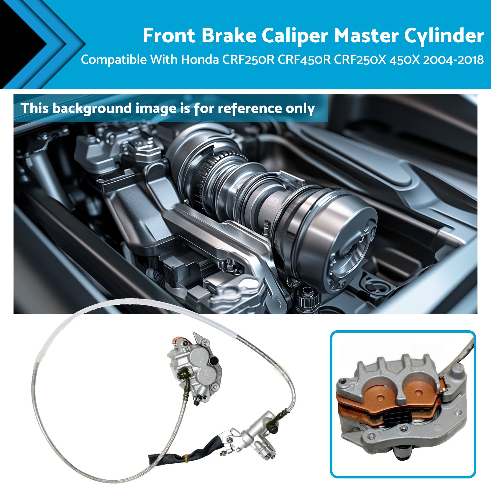 Front Brake Caliper Master Cylinder Suitable For Honda CRF250R CRF450R CRF250X-2