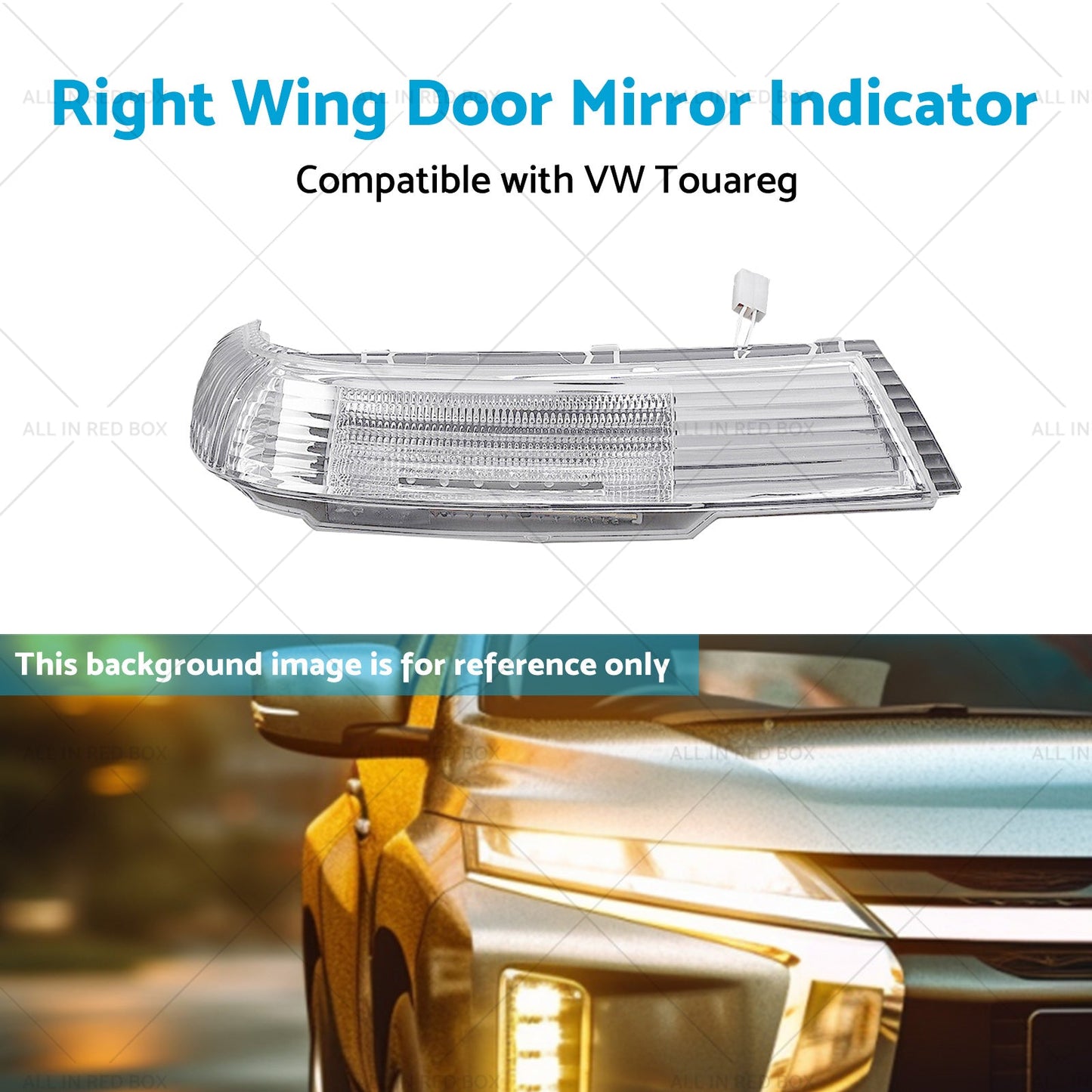 Front Right Wing Door Mirror Indicator Suitable for VW Touareg 7L 09 or 03-11 or 06-4
