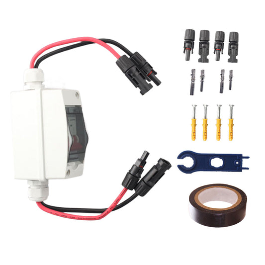 PV Isolator Switch DC 500V 32A IP65 Disconnect Circuit Breaker For Solar-Panels-0