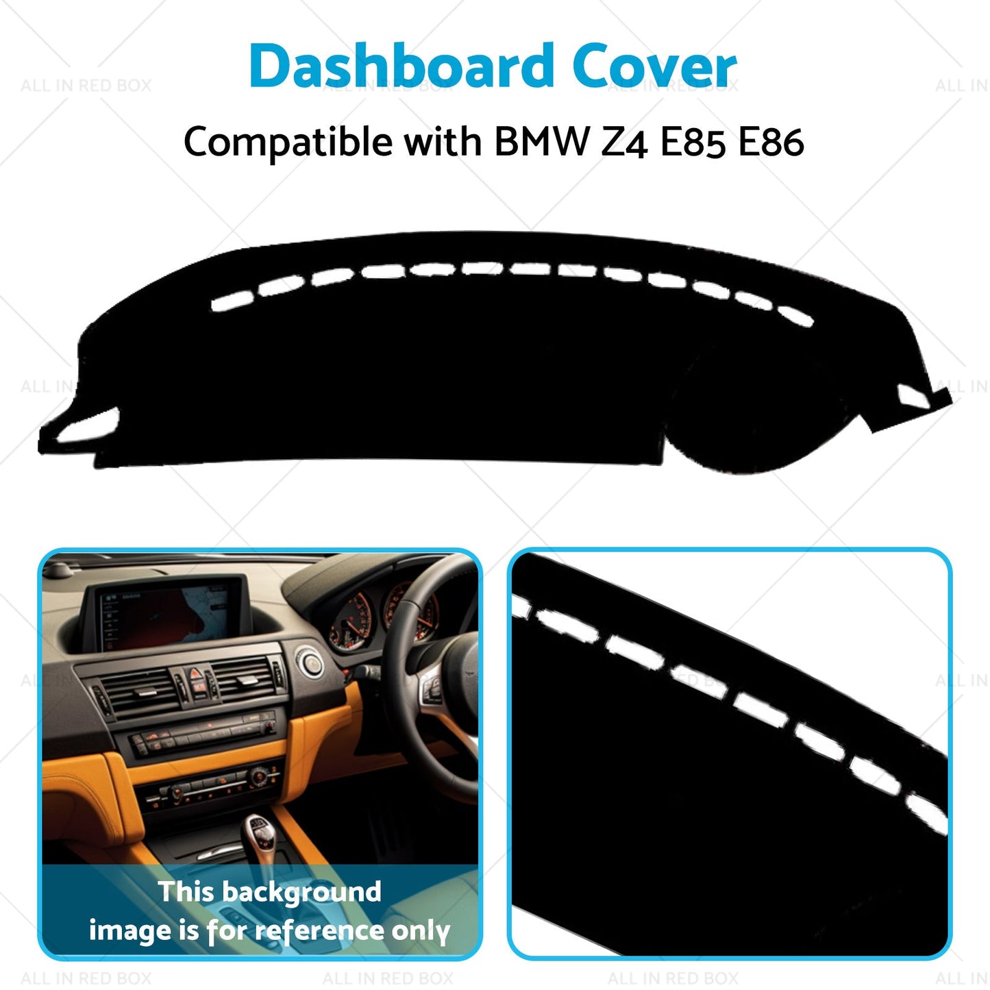 Suitable for BMW Z4 E85 E86 No GPS 2003-2008 Dashboard Cover Dash Mat-4