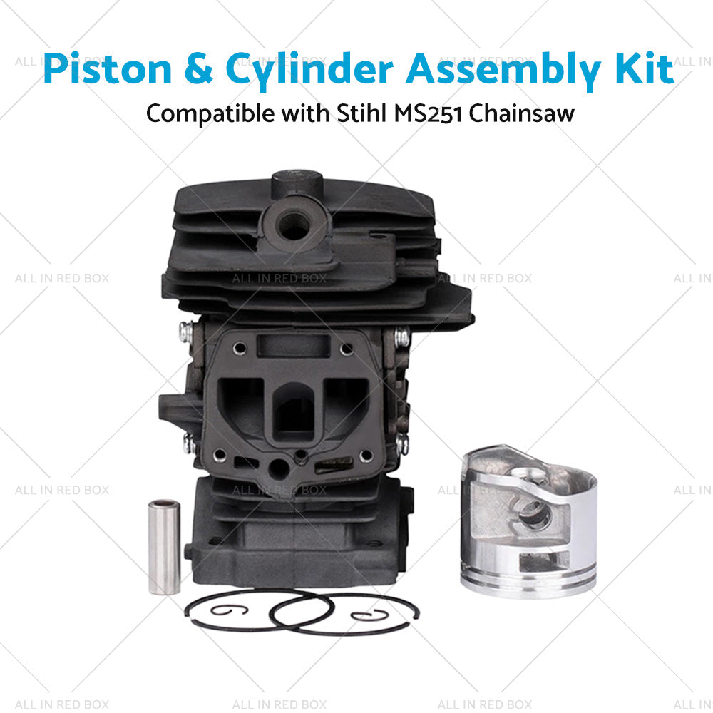 Piston  and  Cylinder Kit 44mm 1143 020 1207 Suitable For Stihl MS251 Chainsaw-4