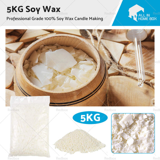 5KG Bulk 100 percent  Pure Soy Wax Natural Kosher Candle Making Supplies Crafts AU-0