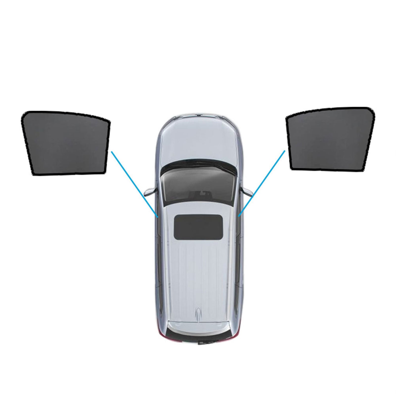 Magnetic Sun Shades Suitable for Mercedes Benz GLB X247 20+  Windows Sun Blind-0