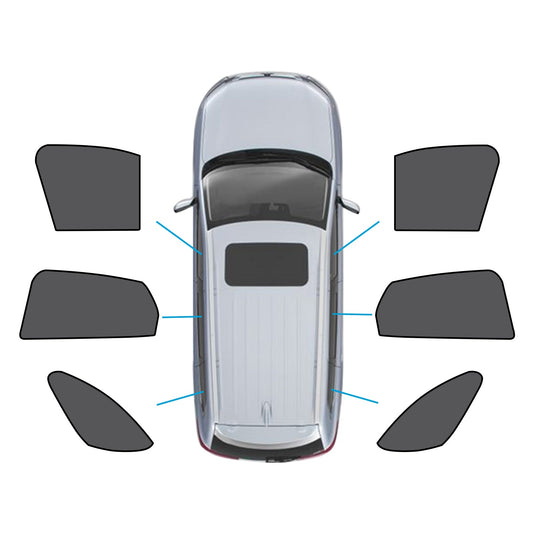 6x Magnetic Car Window Sun Shades Suitable for Mazda CX-3 CX3 2015-Current-0