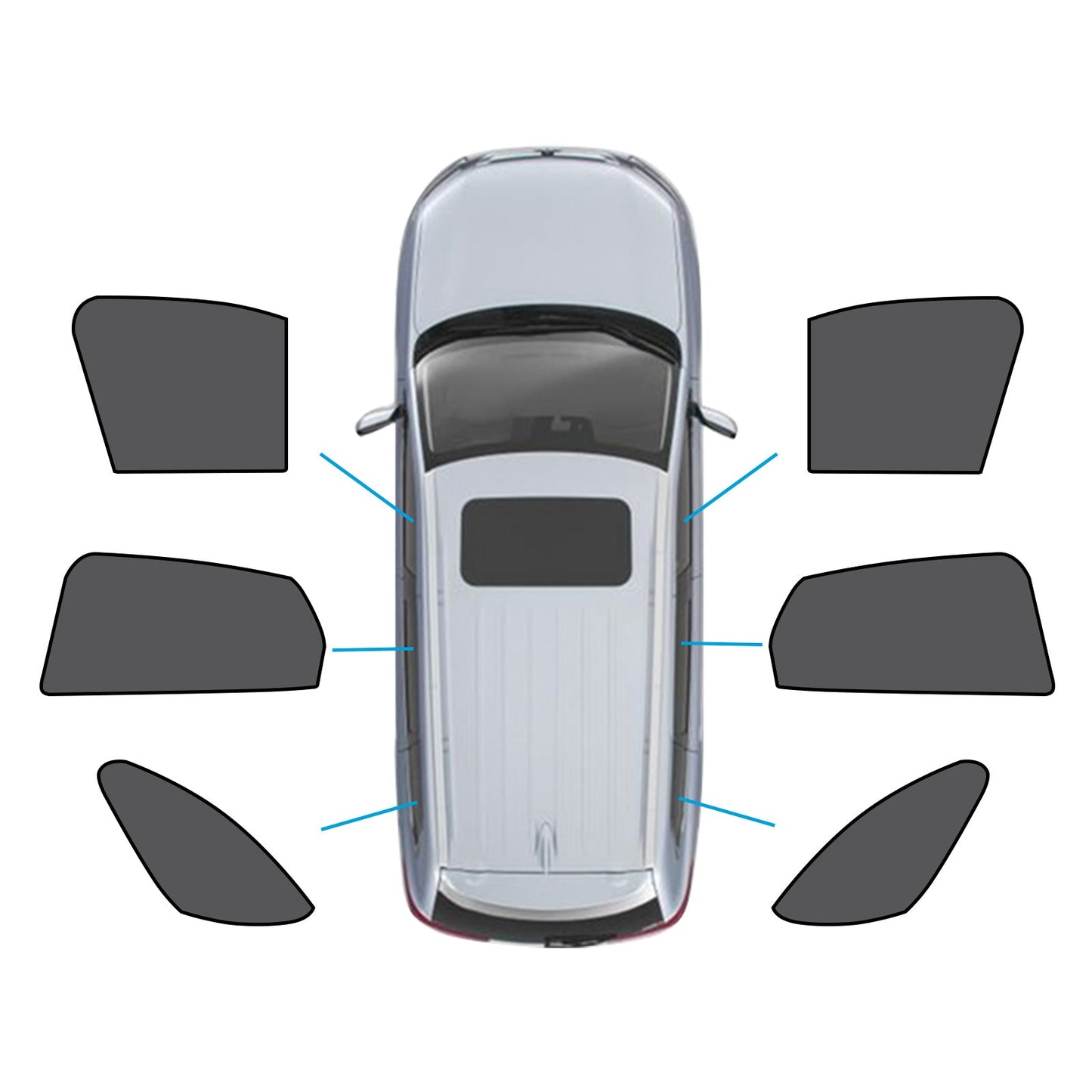 Magnetic Car Window Sun Shades Suitable for Mazda CX-3 CX3 2015-Current-4