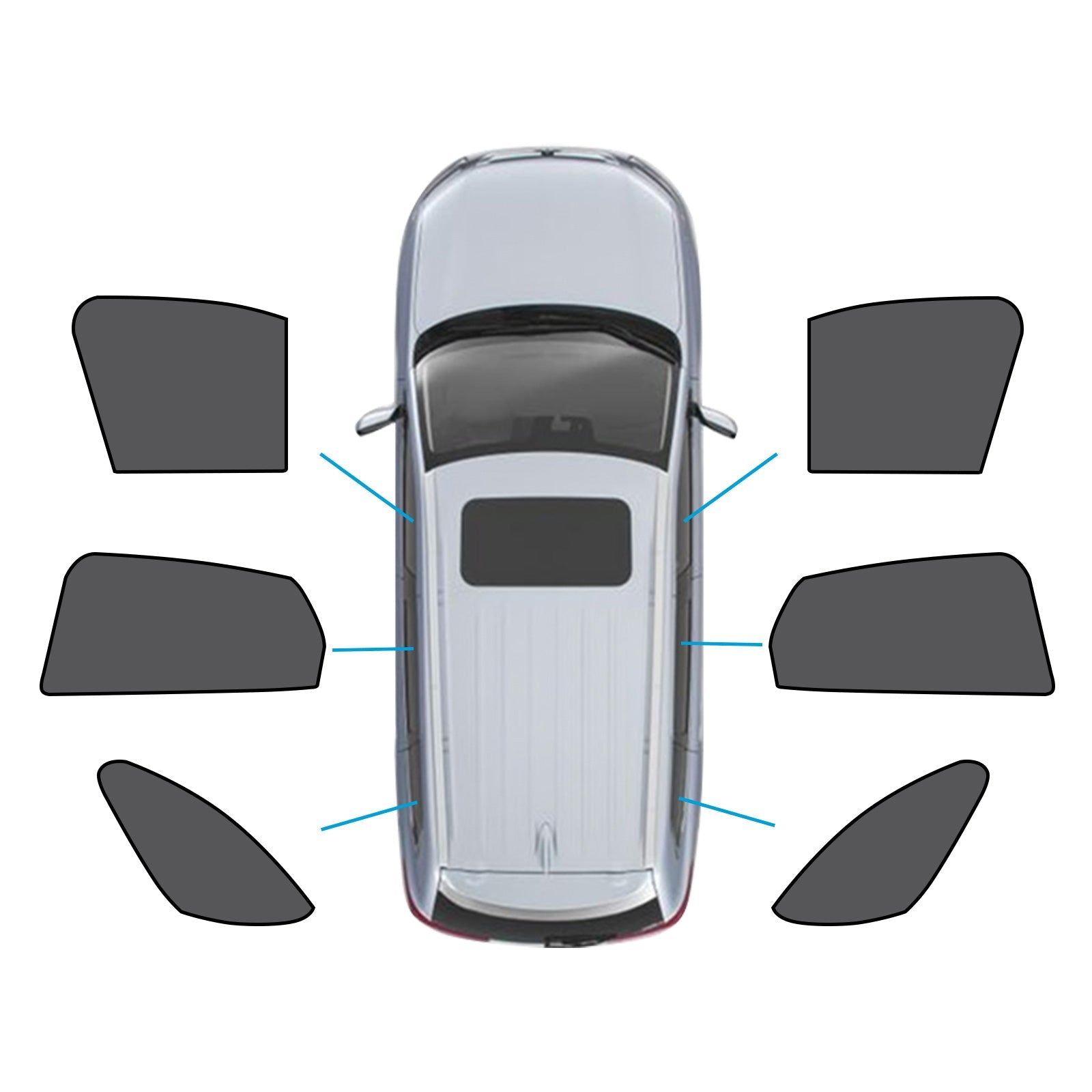 Magnetic Car Window Sun Shades Suitable for Mazda CX-3 CX3 2015-Current-4