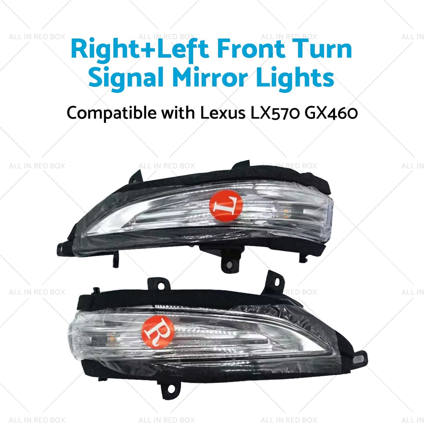 RightLeft Front Turn Signal Mirror Lights Suitable for Lexus 13-20 GX460 LX570-3