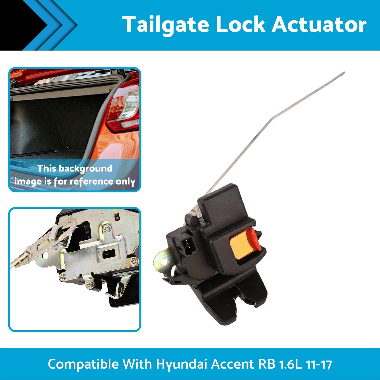 Tailgate Lock Actuator Suitable For Hyundai Accent RB Sedan 1.6 Petrol 2011-2017-1