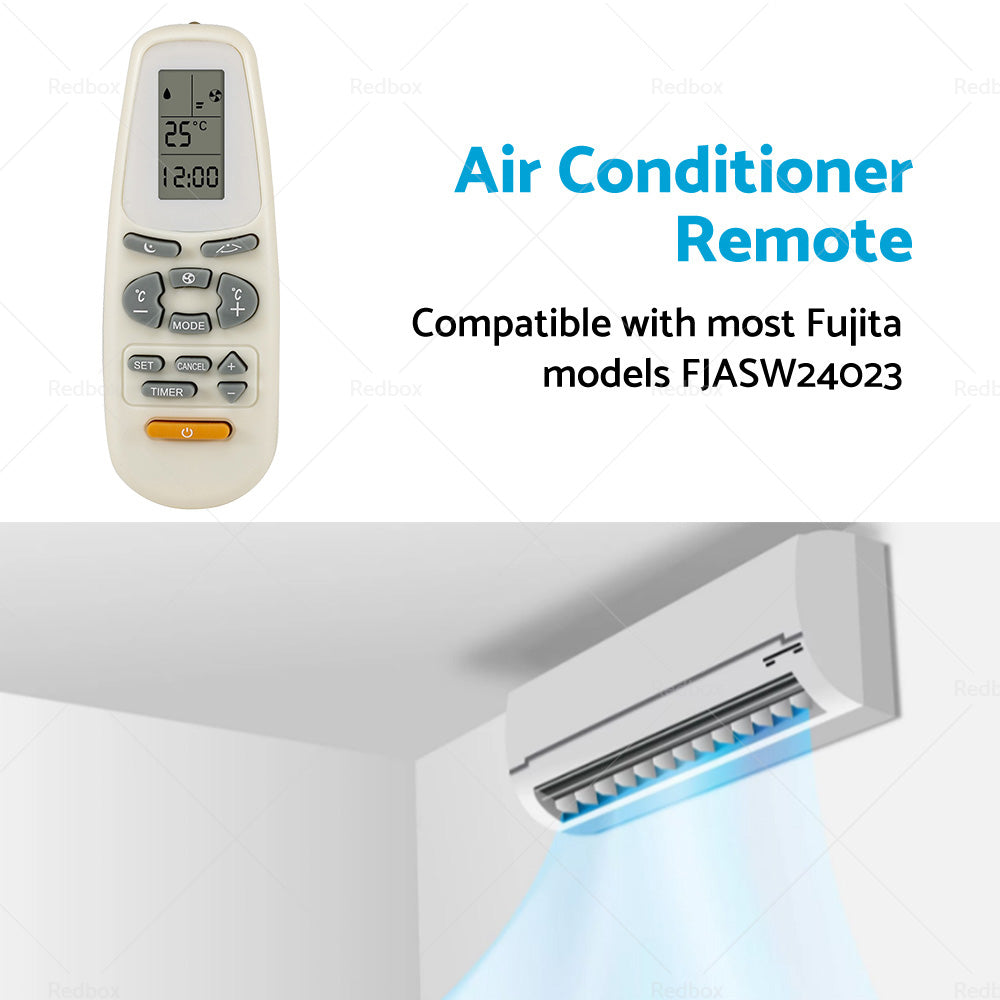Air Conditioner Remote Control Replacement Suitable for Fujita models FJASW24023-3