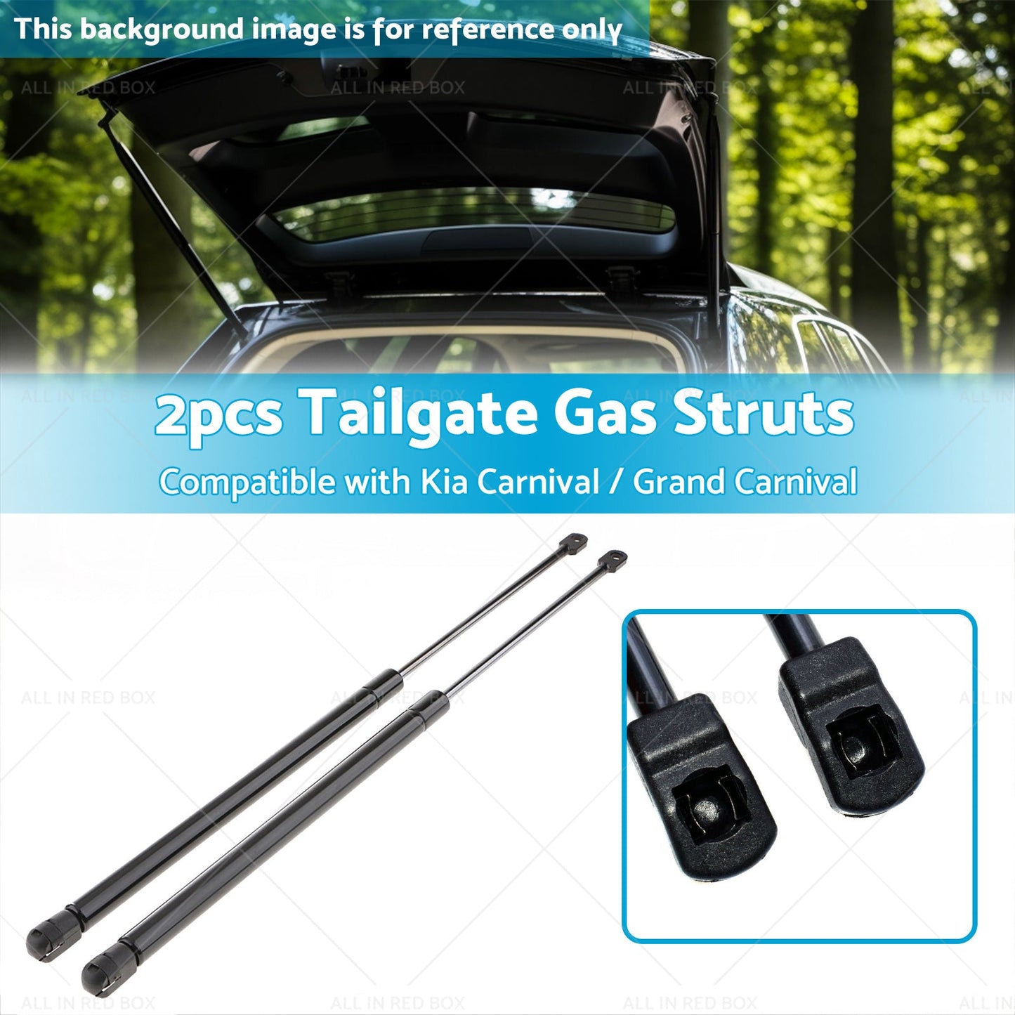 2PC Tailgate Gas Struts Suitable For Kia Carnival  and  Grand Carnival 06-14 6118-2
