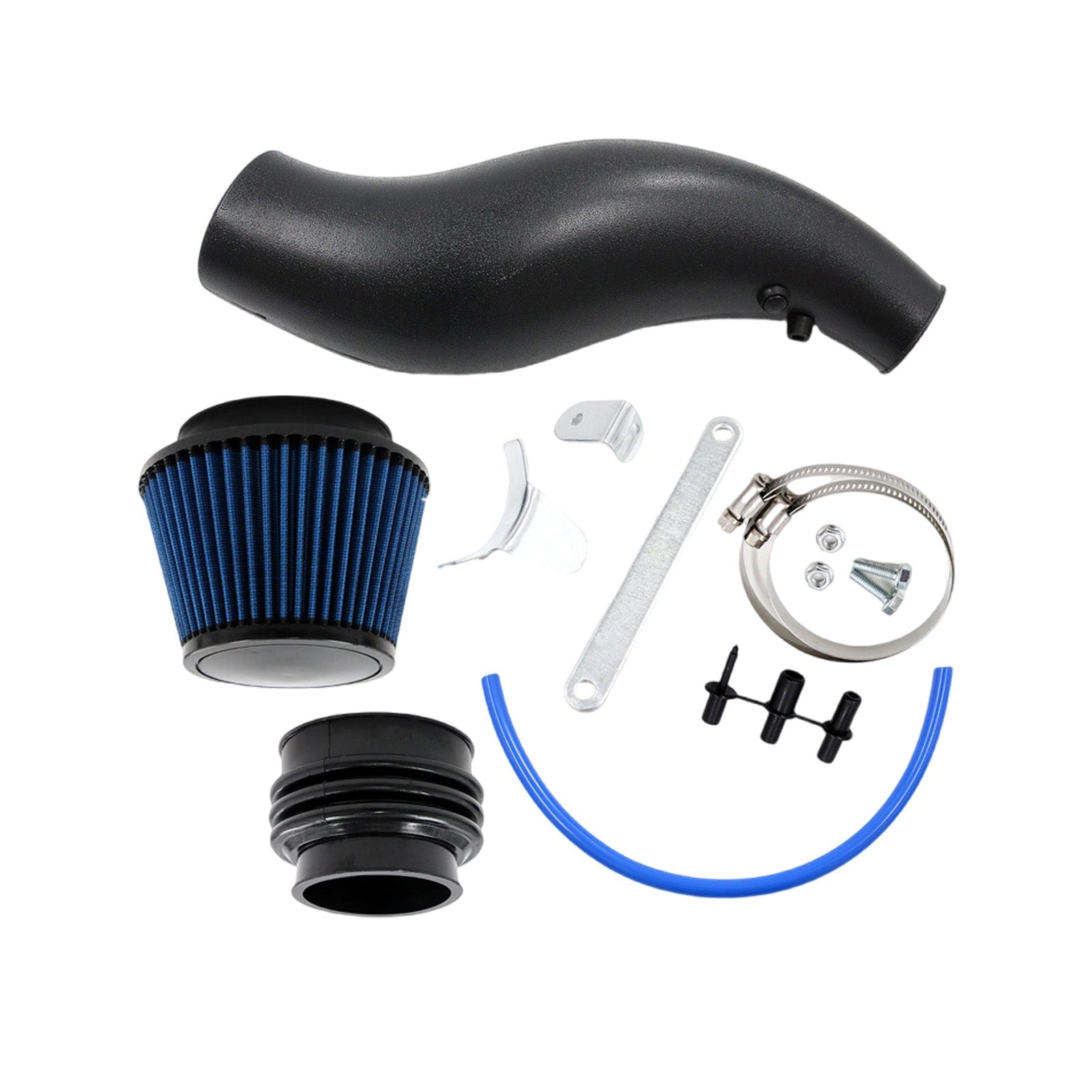 Air Intake Pipe w/ Air Filter Black Plastic Suitable for Honda Civic EG EK 92-00-2