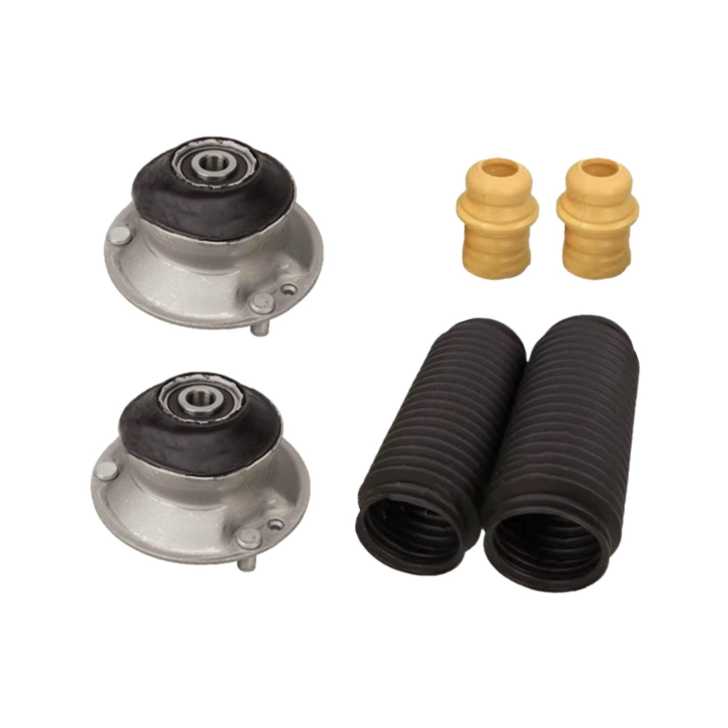 6x Front Strut Mount & Bump Stop & Dust Cover Suitable For BMW X3 E83 E83 LCI-1