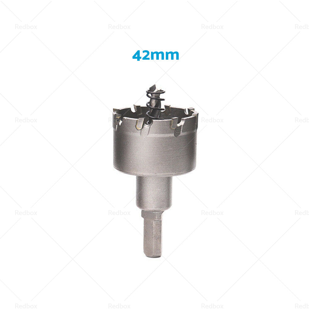 TCT Carbide Tip Hole Saw Carbide Metal Drill Bit Stainless Steel Cutter 16-53mm-12