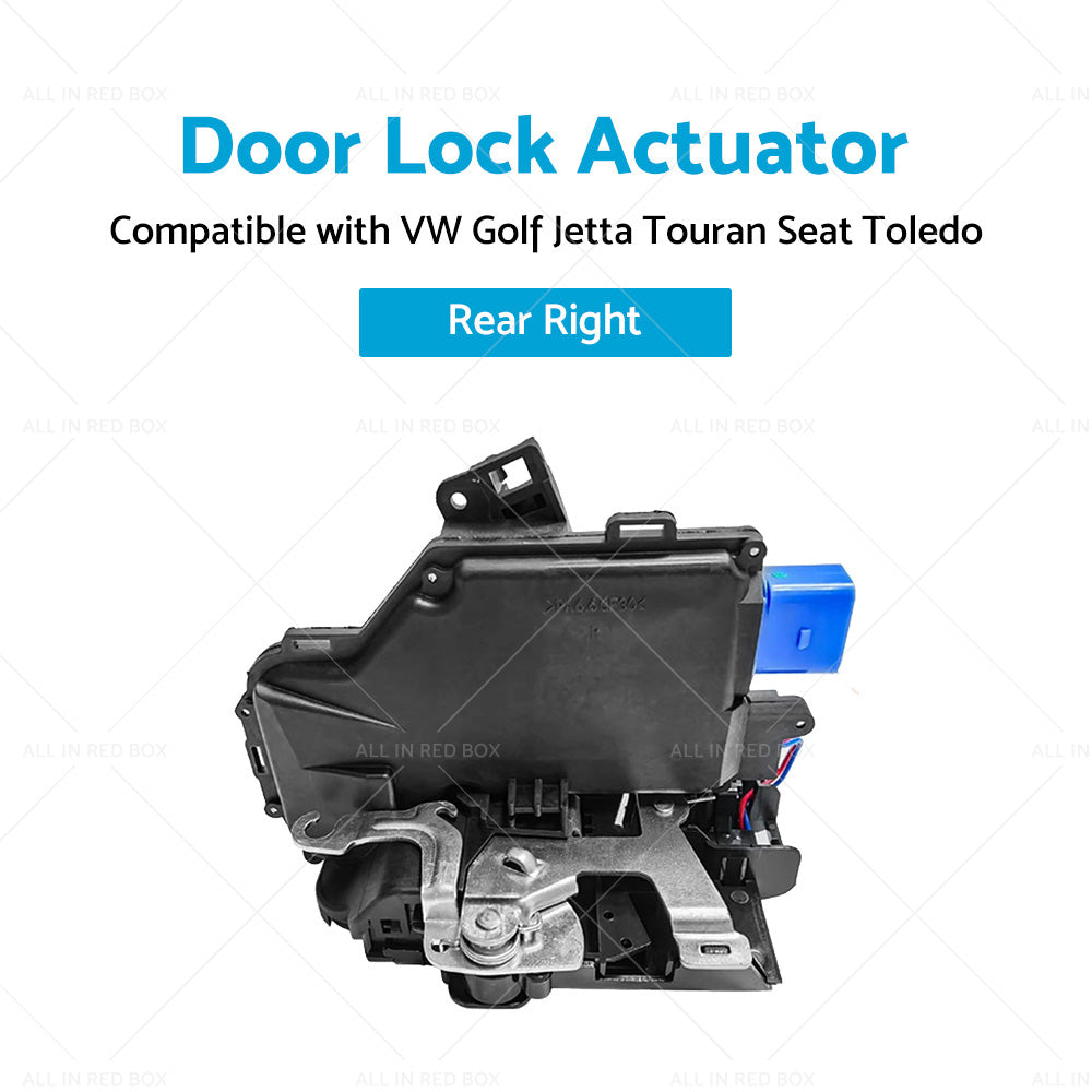 Rear Right Door Lock Actuator Suitable For VW GOLF MK5 2003-2009 7Pin 3D4839016A-3