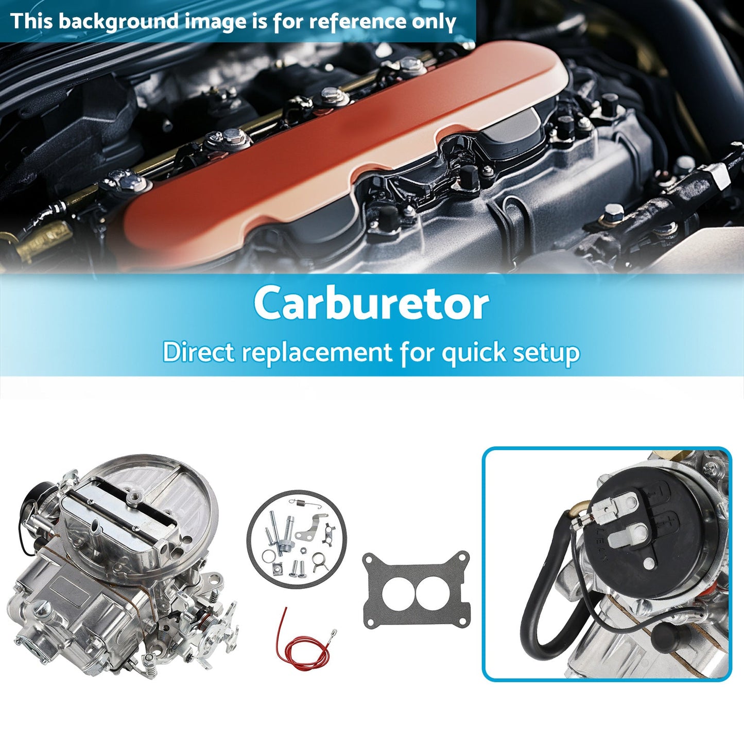 Carburetor Electric Choke 2Barrel Suitable For Holley 0-80350 2300 350CFM-2