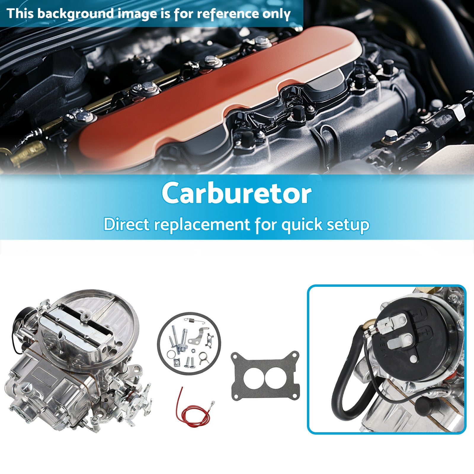 Carburetor Electric Choke 2Barrel Suitable For Holley 0-80350 2300 350CFM-2