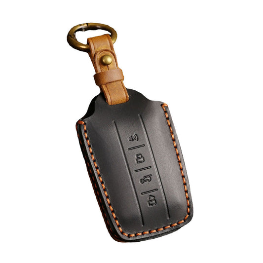Leather Remote Car Key Case Fob Cover Suitable For Great Wall GWM Wey Tank 300-0