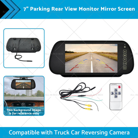 7 inch  Parking Rear View Monitor Mirror Screen Suitable for Truck Reversing Camera-1
