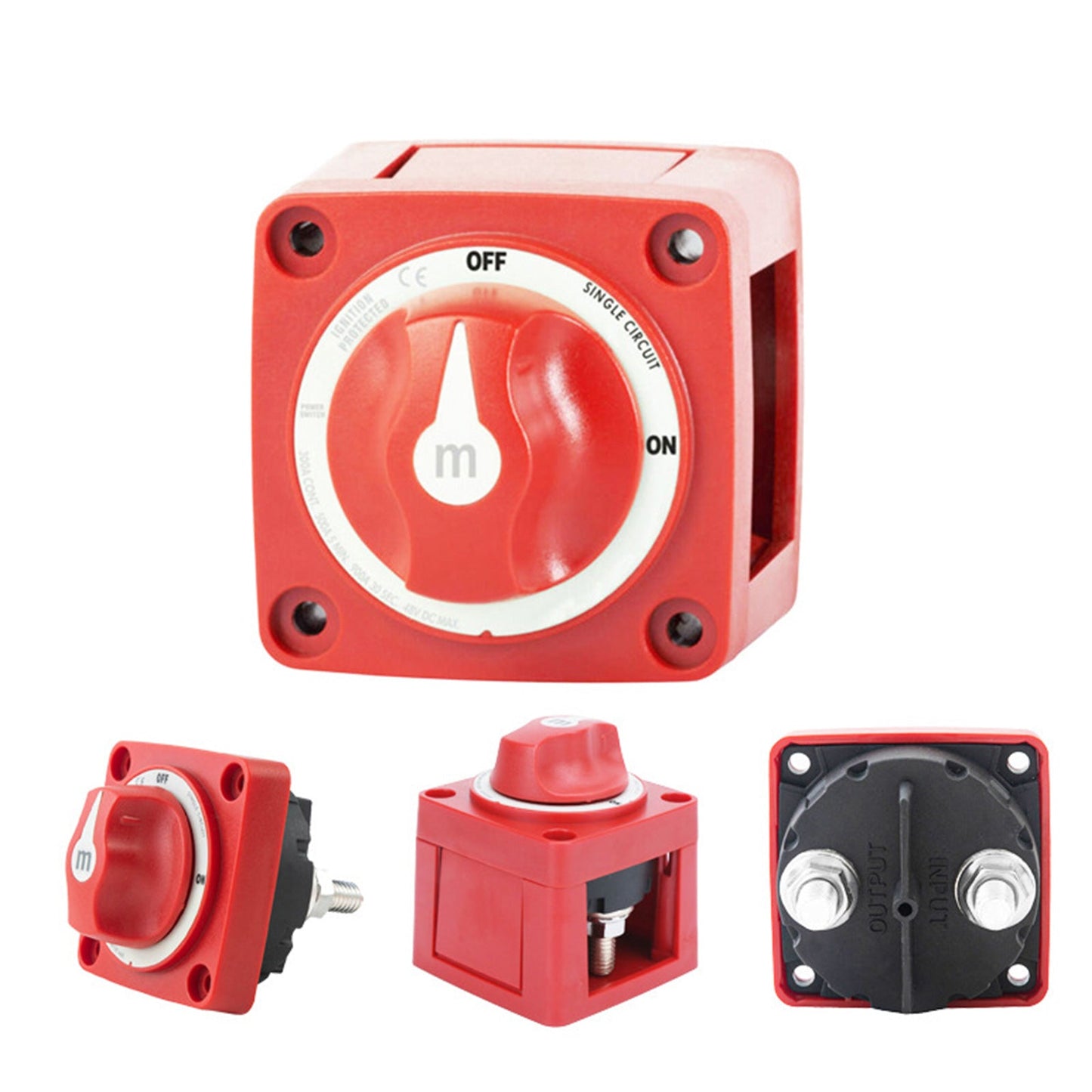 Boat Battery Circuit Master Switch Suitable For Blue Sea 6006 M-Series On/Off-2