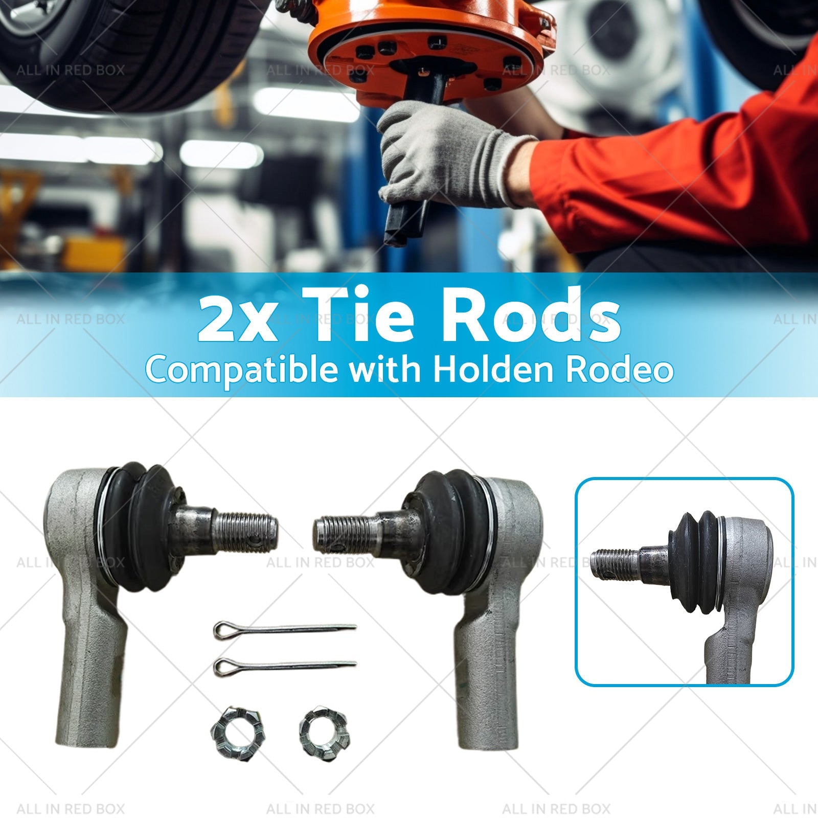 2x Tie Rods Suitable for Holden Rodeo RWD TFR TRS 89-03-2