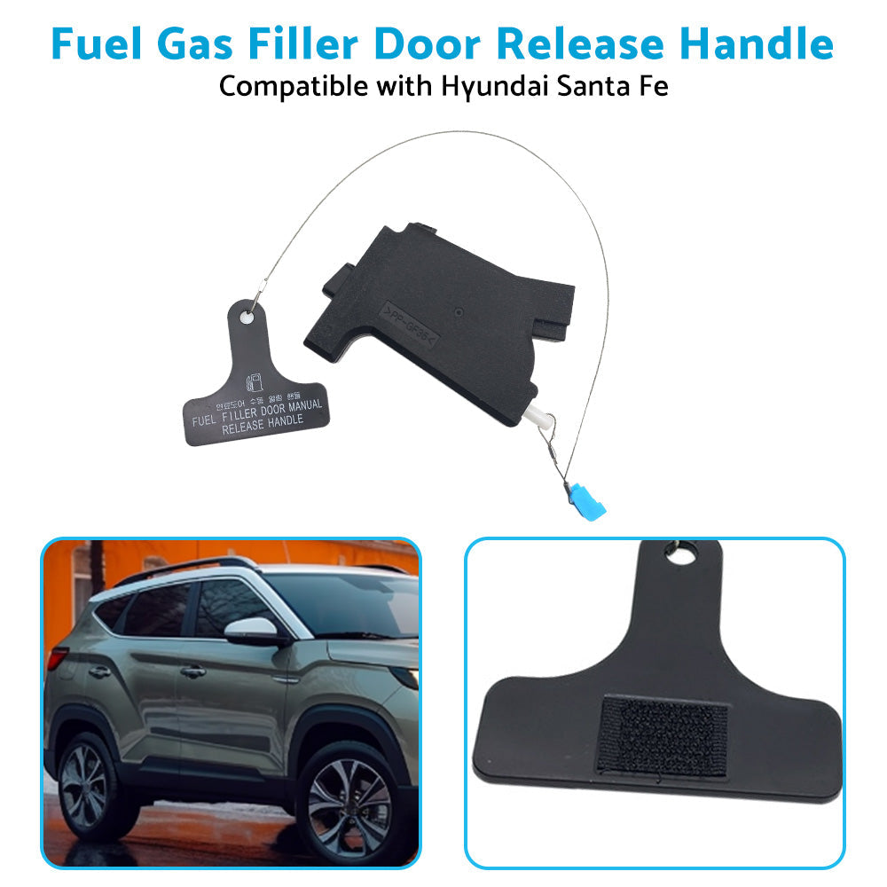 Fuel Gas Filler Door Release Handle Opener Suitable For Hyundai Santa Fe 2013-2018-4