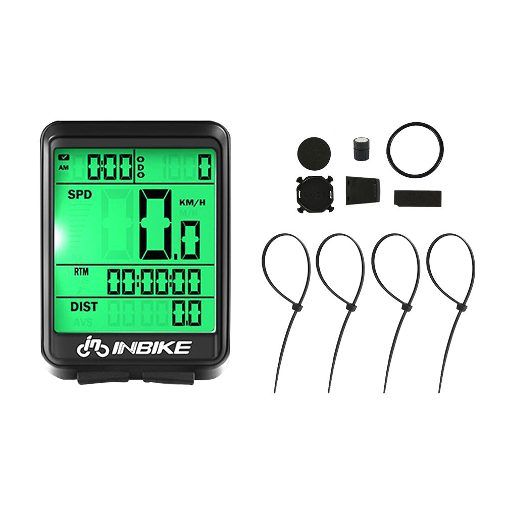 Wireless LCD Cycling Speedometer Odometer Computer Suitable For Bicycle Waterproof-0