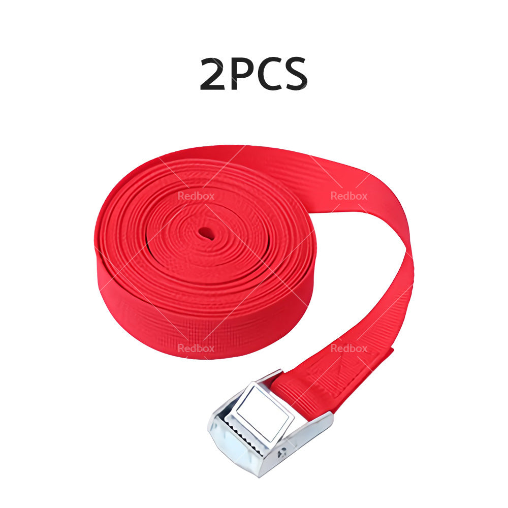 2/4pcs Metal Buckle Cam Tie Down Strap Heavy Lugga Cargo Ratchet Lashing Rope 2M-5