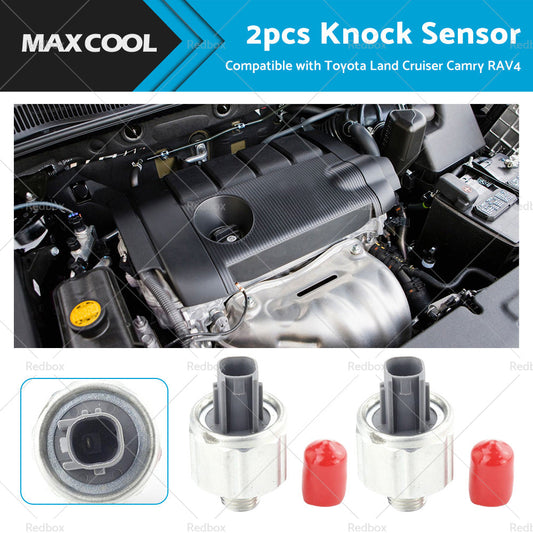2X Knock Sensor Suitable For Land Cruiser FZJ75 FZJ80 1FZ-FE Lexus LX450 FZJ100-0