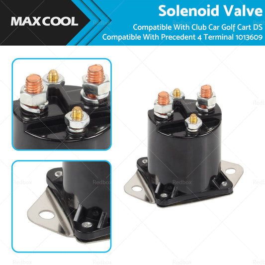 Solenoid Valve Suitable For Club Car Golf Cart 1984 up DS Precedent 4 Terminal-0