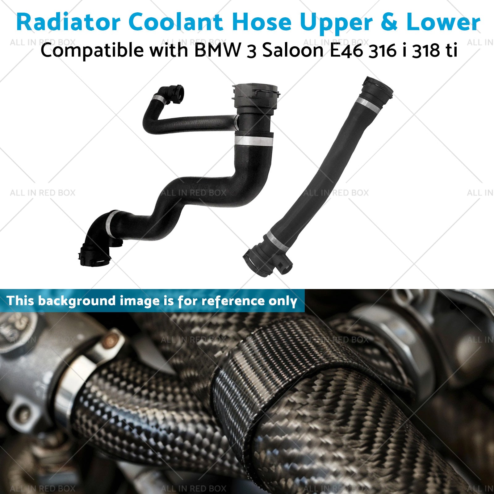 Upper  and  Lower Radiator Coolant Hose Suitable for BMW 3 Saloon E46 316 i 318 ti-4