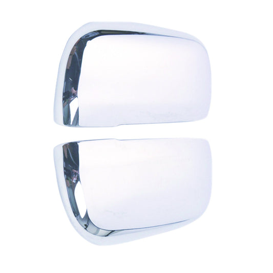 Side Door Rearview Mirror Cover Trim Chrome LH+RH Suitable for Pajero V80 07-21-1