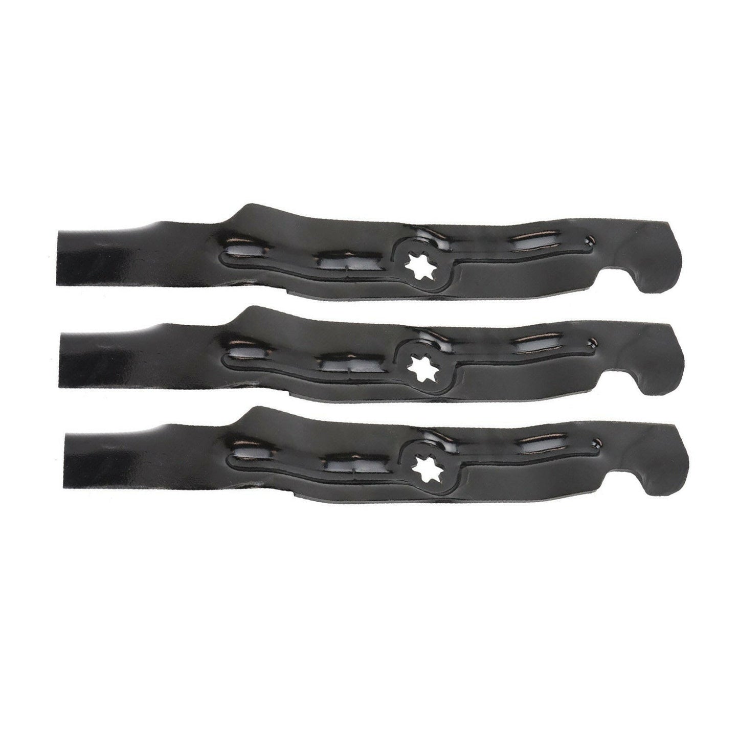 3x Blades Suitable For 50 Inch Cub Cadet MTD Ride On Mower 742-04053 942-04053B-2