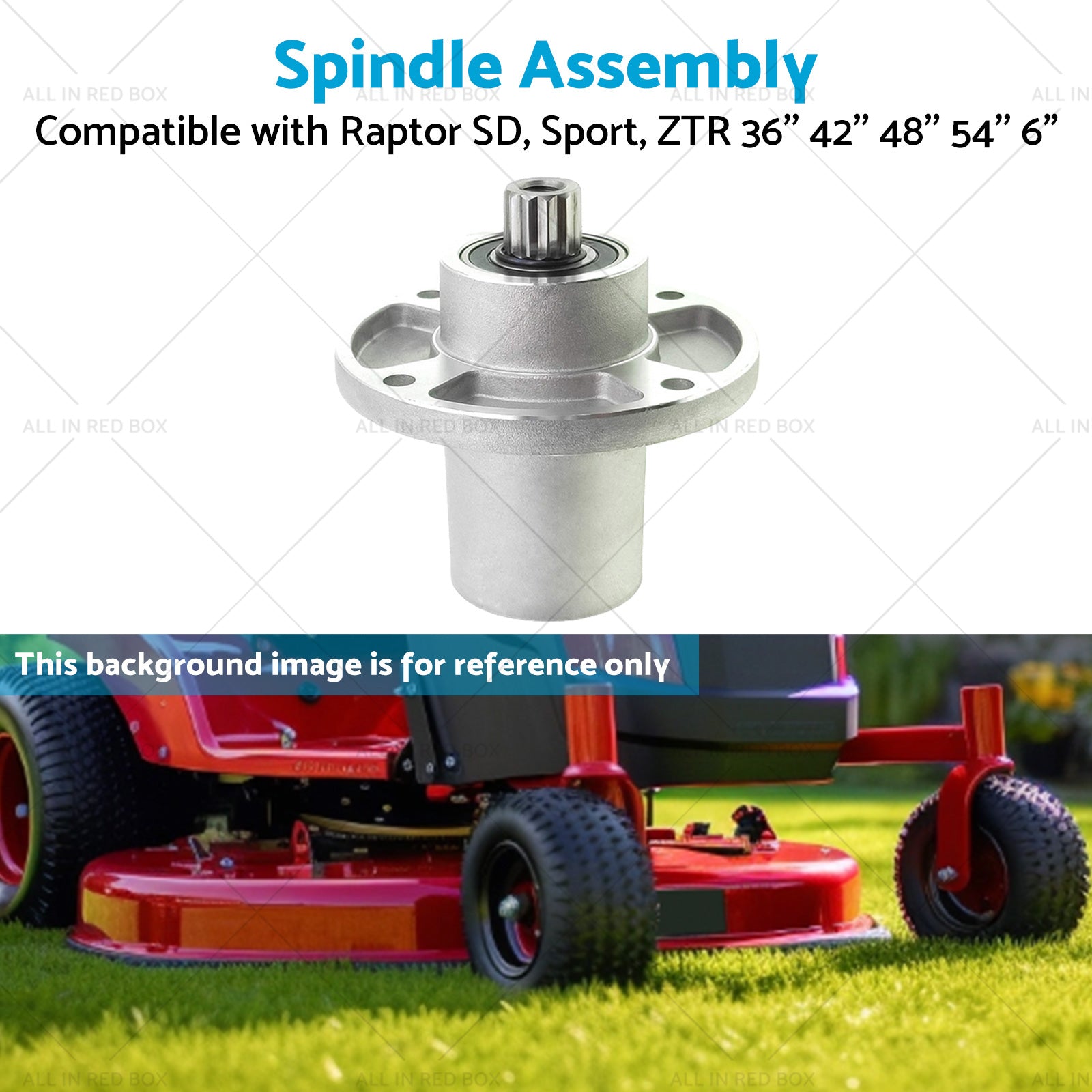 Blade Spindle Assembly Suitable for Raptor SD, Sport, ZTR 36'' 42'' 48'' 54''-3