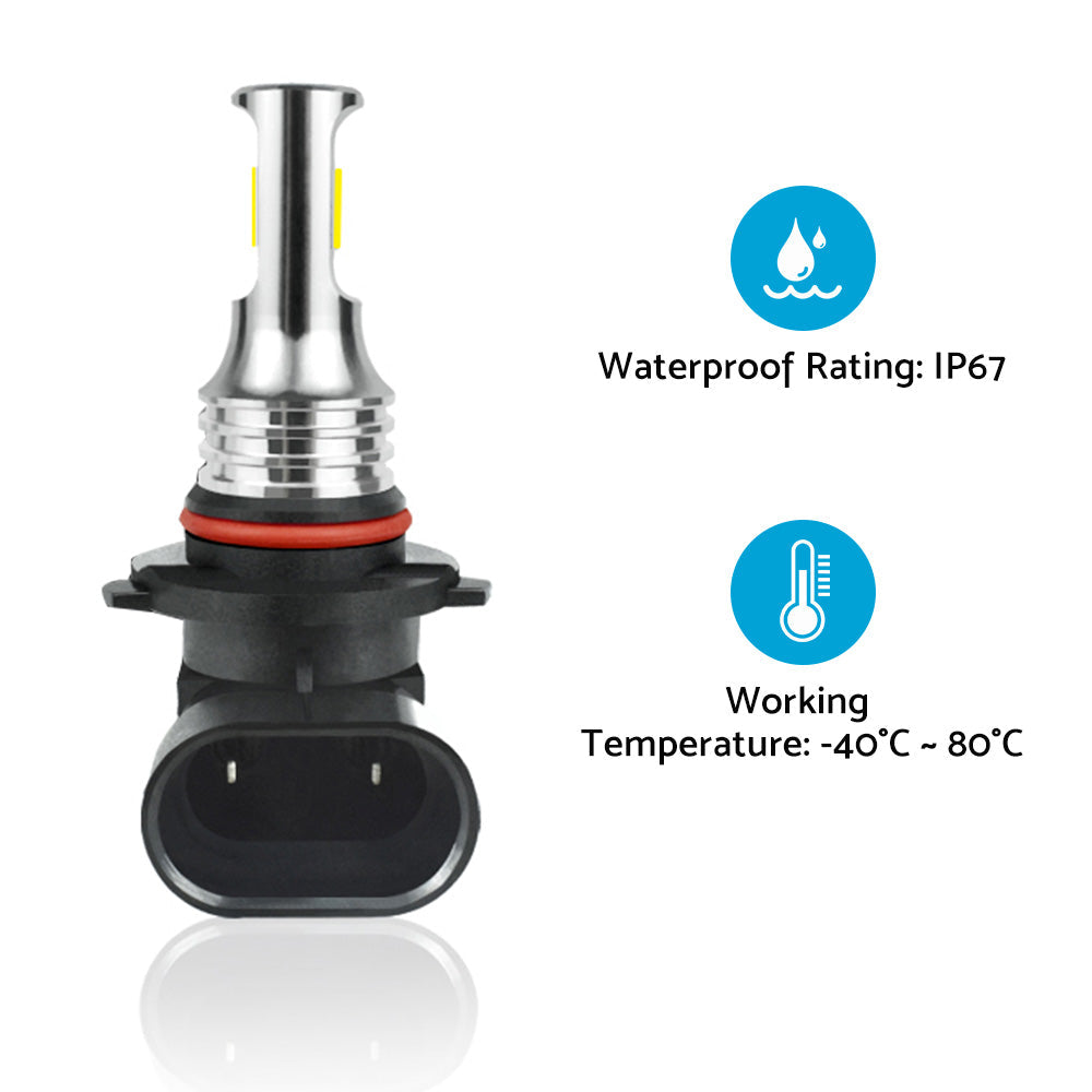 2X HB3 9005 60W 12V Xenon White 6000K Light Car Headlight Lamp Globes Bulbs LED-4