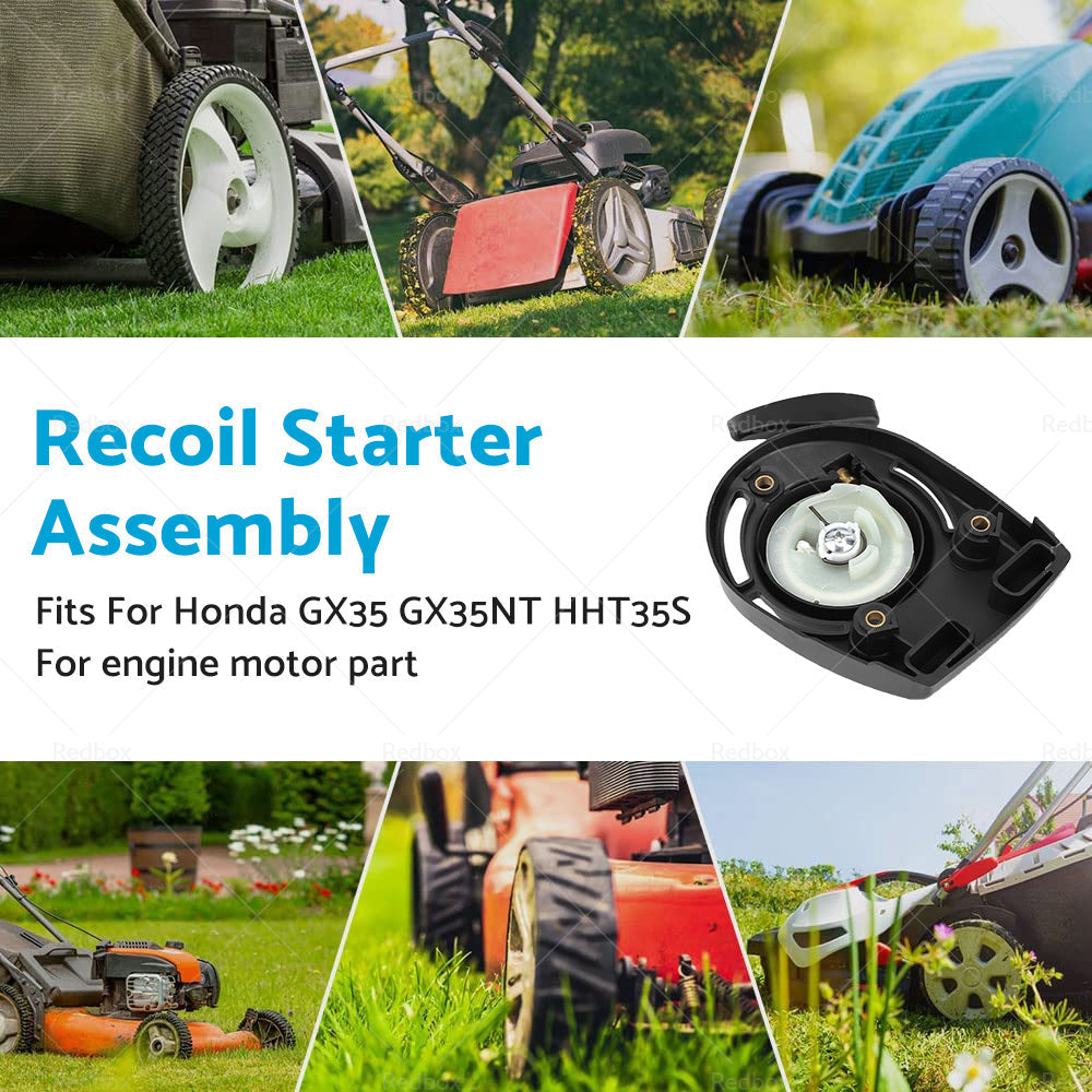 Recoil Pull Start Starter Assembly Fit For Honda GX35 GX35NT HHT35S Brushcutter-3